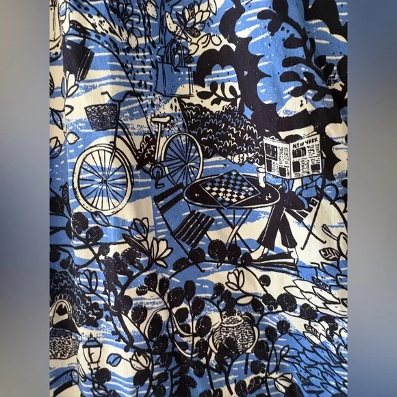 Kate Spade Blue and Black Mini Dress - Picture 8 of 9